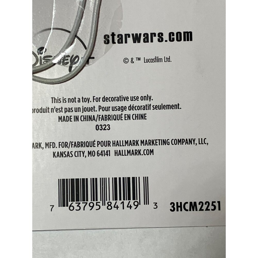 Star Wars The Mandalorian Grogu Christmas Tree Ornament - Picture 8 of 8